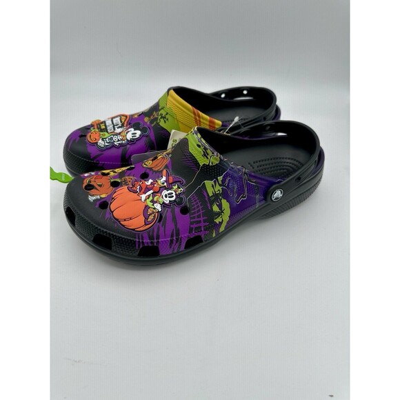 NEW Disney Mickey Mouse Halloween Crocs Clogs Shoes Mens Size 12 EU 46 - 47 - Picture 3 of 6